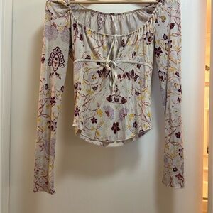Free People Women’s boho long sleeve top